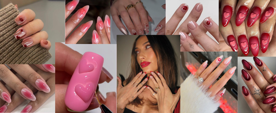 Ideas de uñas para San Valentín