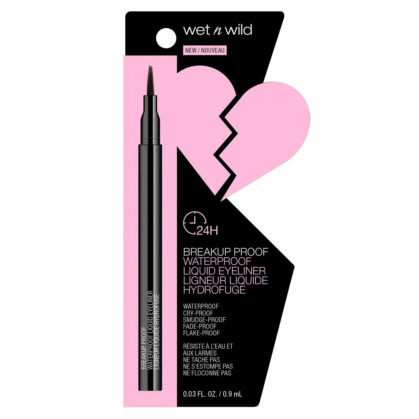 Breakup Proof Waterproof - Delineador de Ojos a Prueba de Agua Wet N Wild