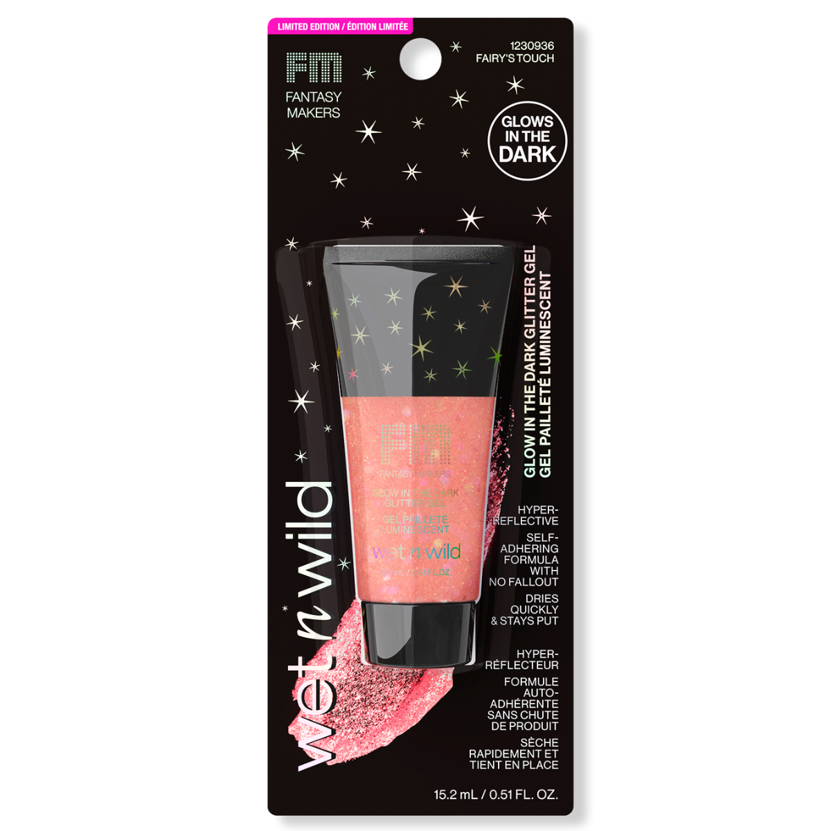 Glow in the dark Glitter Gel Fantasy Makers Halloween