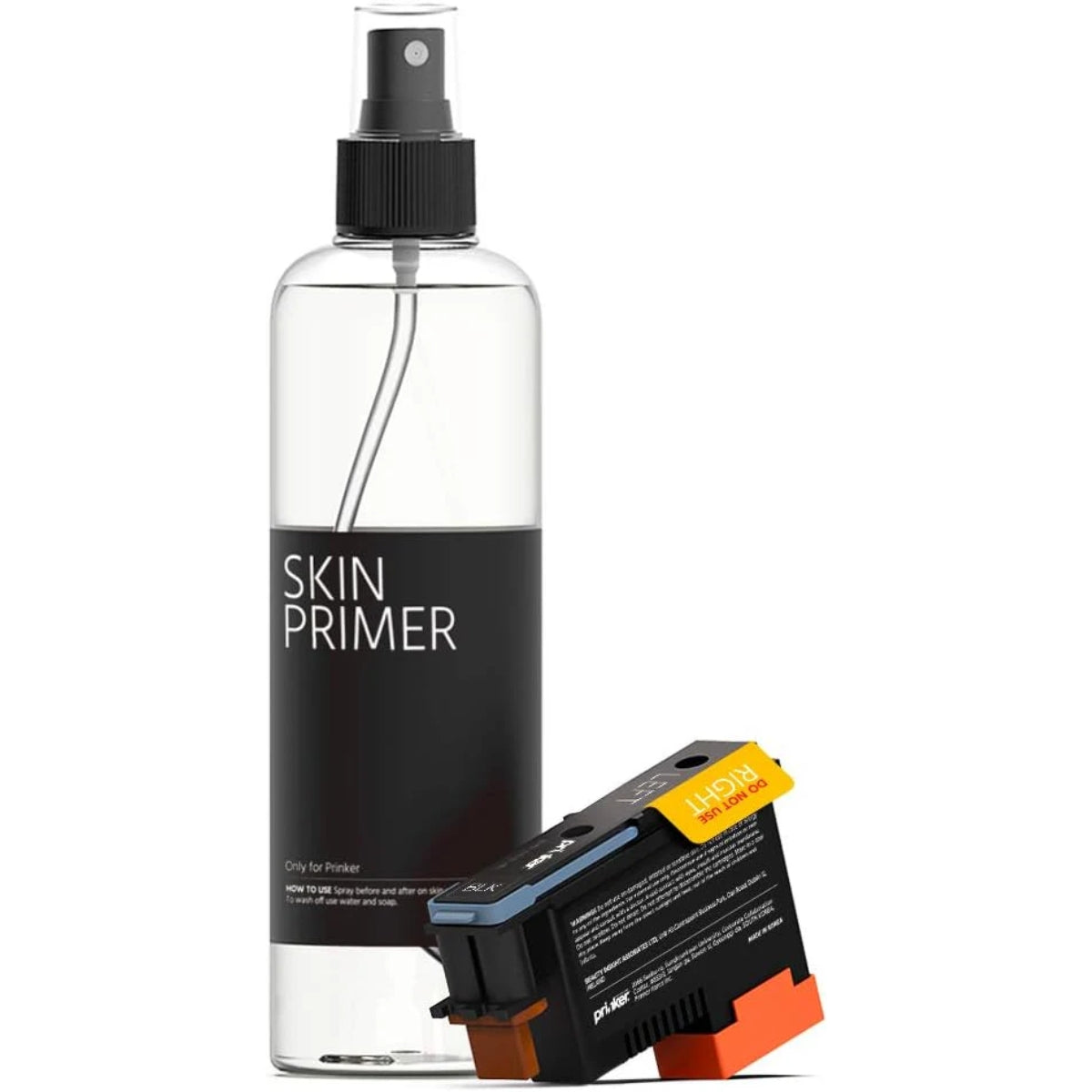 Recarga De Tinta Negra Y Skin Primer Premium Black Prinker S