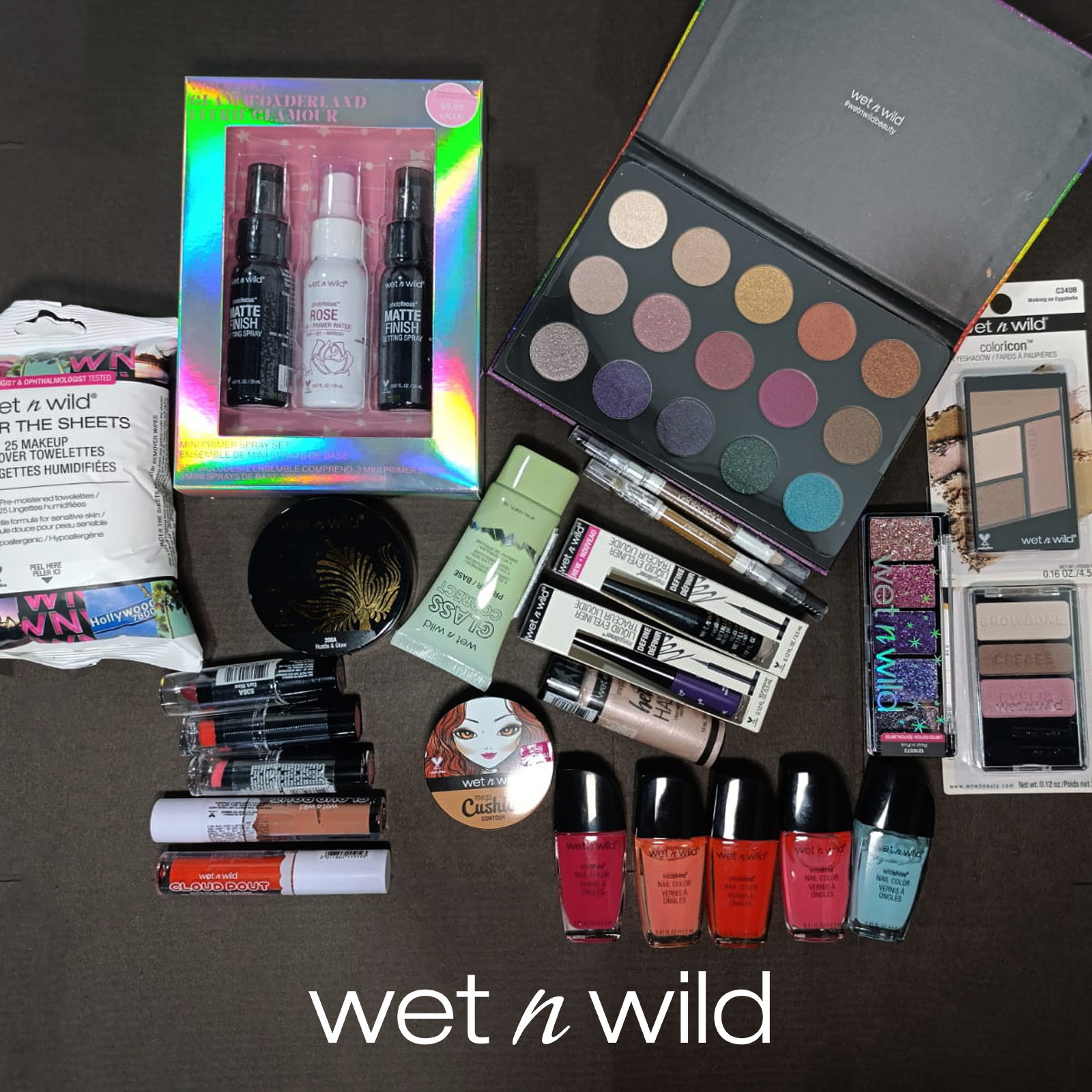 MEGA PAQUETE de 24 productos originales de Wet n Wild