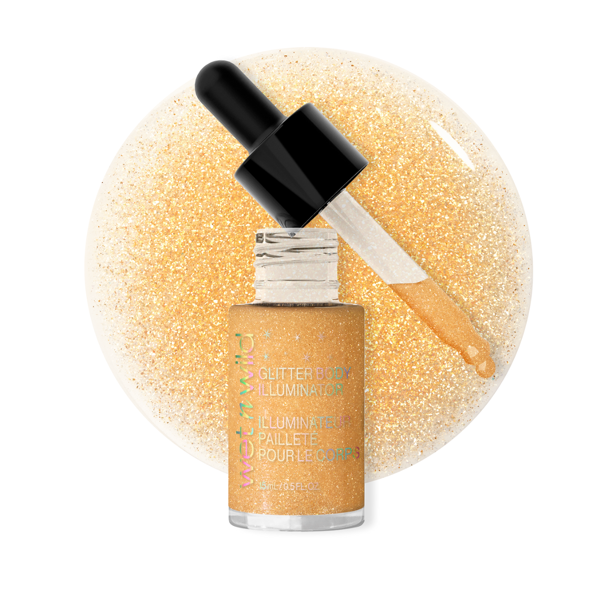 Glitter Body Illuminator Rosa/dorado Fantasy Makers