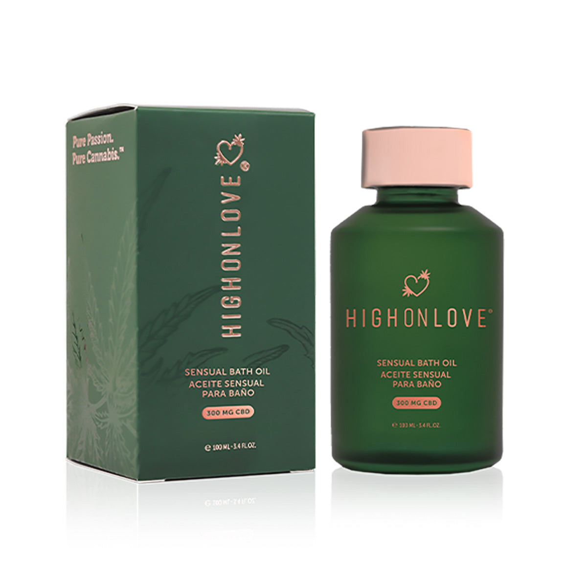 Aceite sensual para baño High On Love - Tienda Para Mi 