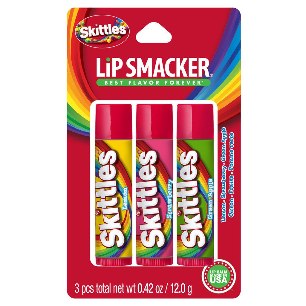 Kit 6 Trios Skittles - Lip Smacker - Tienda Para Mi