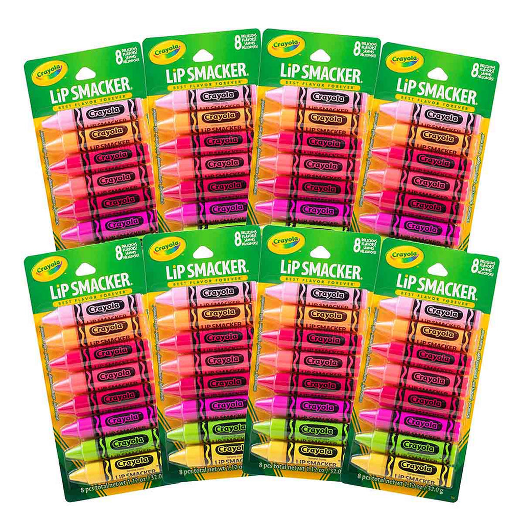 Kit de 8 Party Pack Crayola Lip Smacker