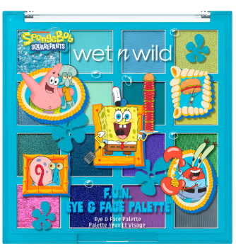 Paleta De Sombras Bob Esponja Wet N Wild Edicion Especial Color Azul