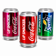 Balsamos Labiales Coca Cola Lip Smacker Mini 3 Piezas De Coleccion