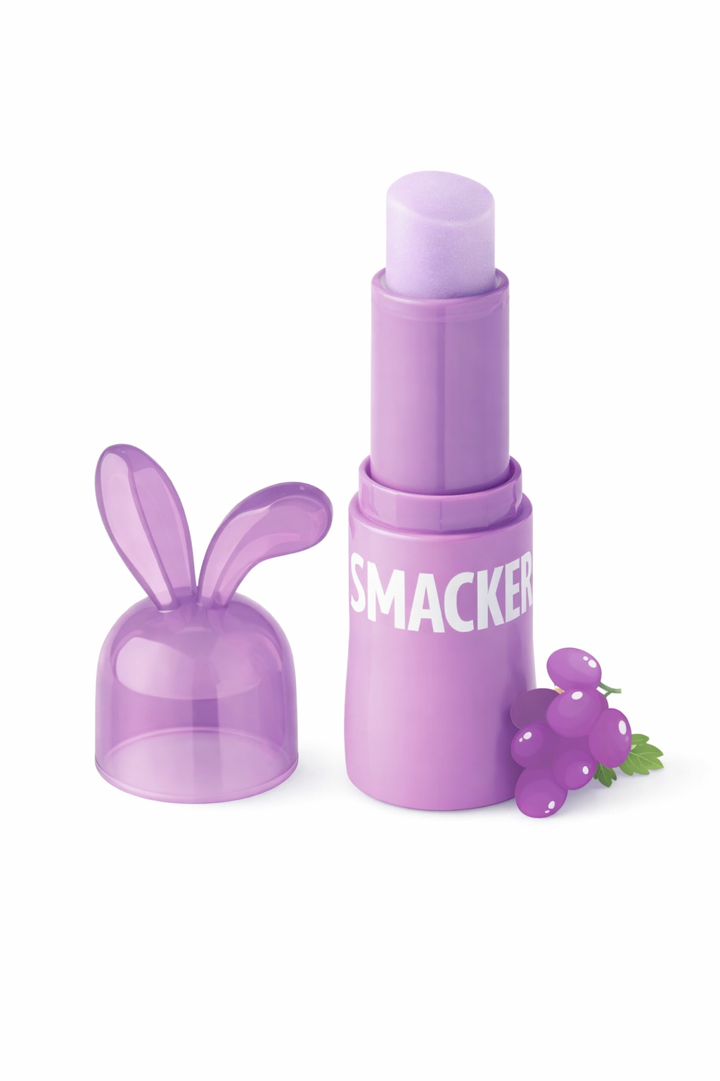 Bálsamo Labial Lip Smacker Conejito | Edición Pascua | Hidratante Sabor Uva, Fresa y Chabacano