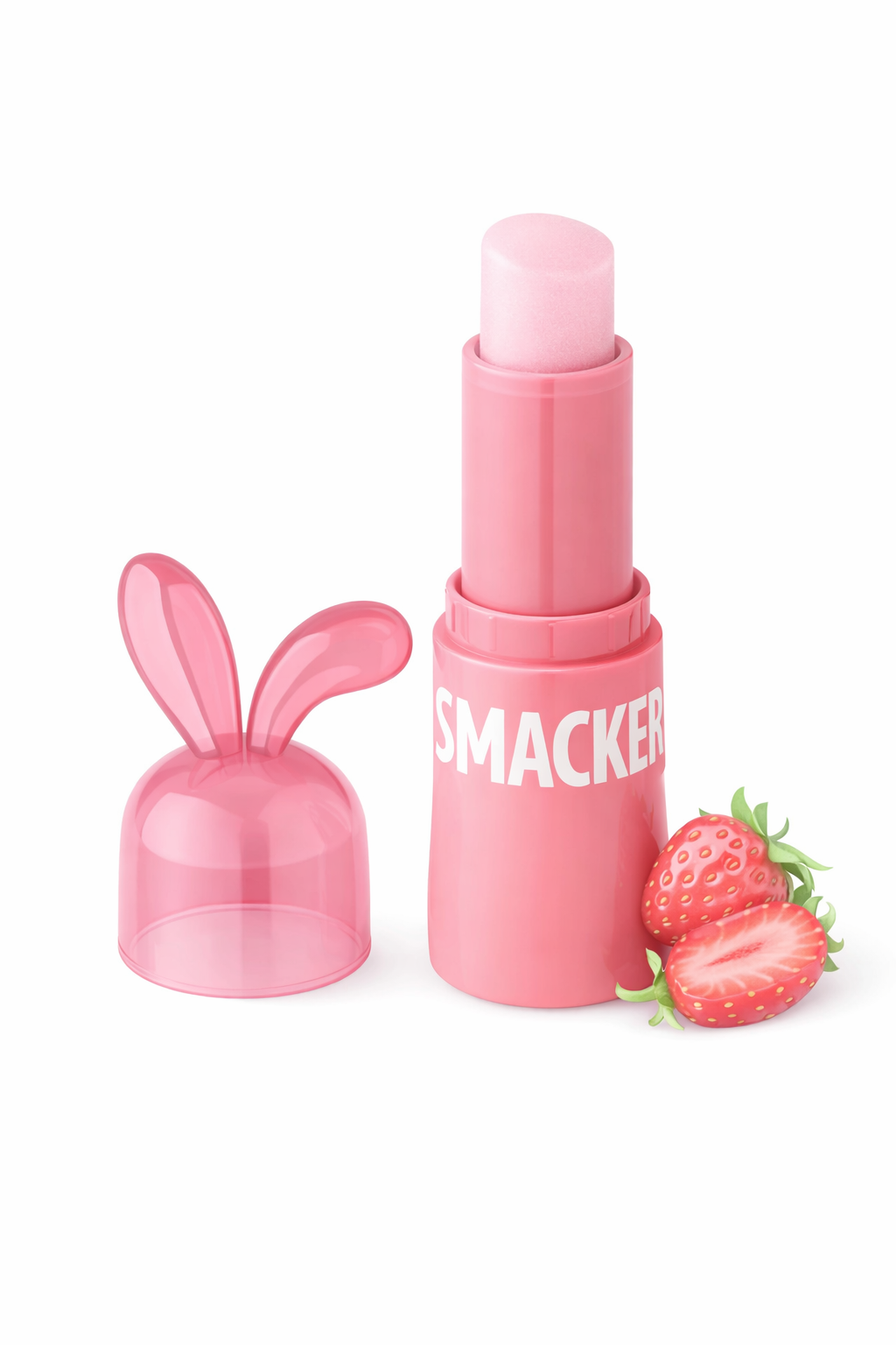 Bálsamo Labial Lip Smacker Conejito | Edición Pascua | Hidratante Sabor Uva, Fresa y Chabacano