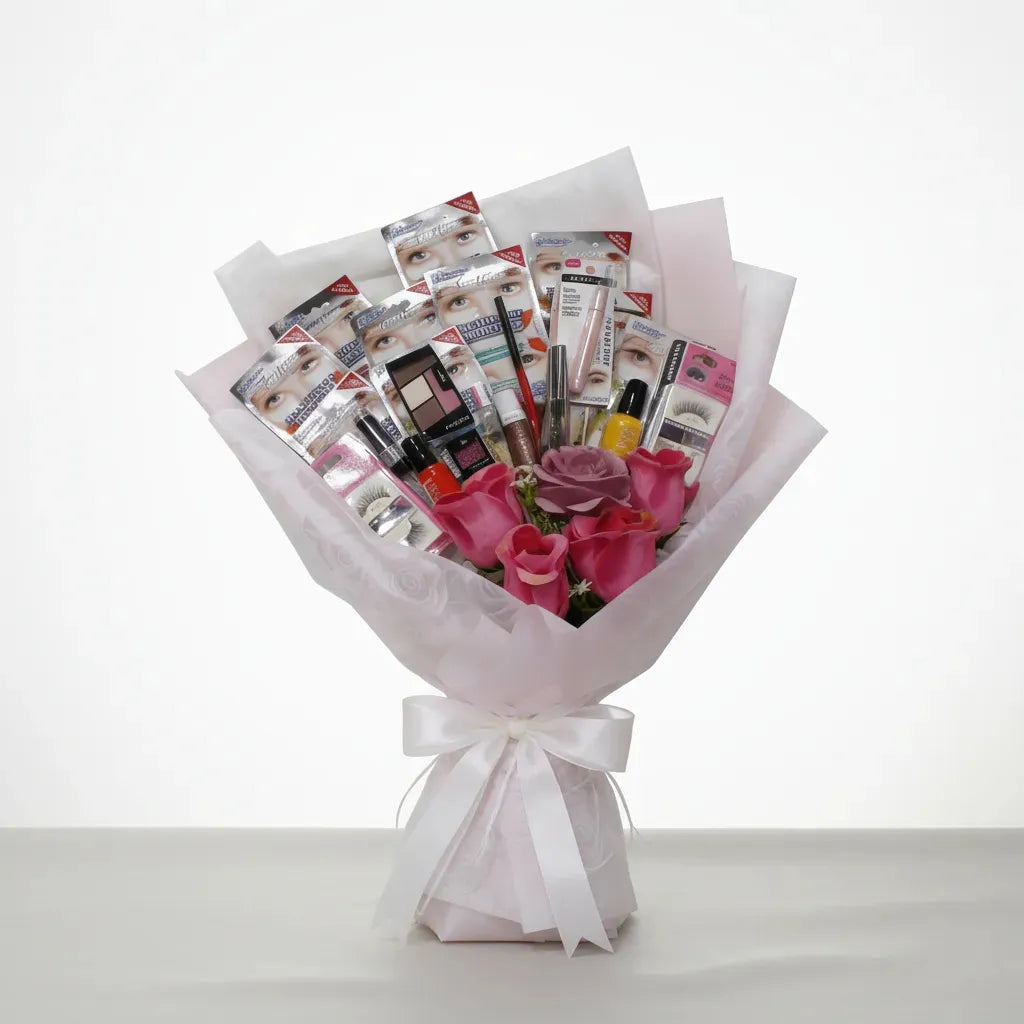 Ramo De Maquillaje 22 Pzas Cosmeticos Regalo Sorpresa Ideal