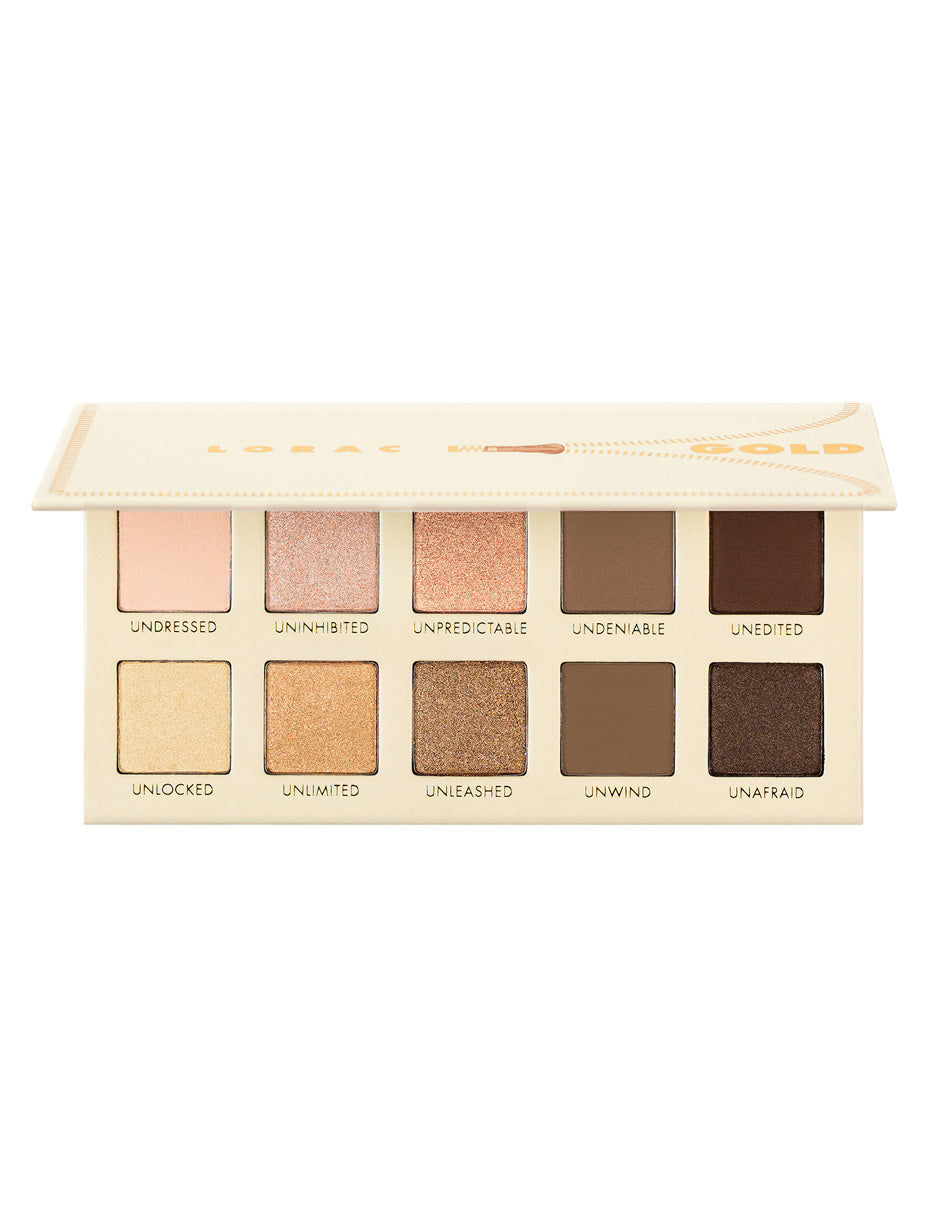 Paleta De Sombras Lorac Unzipped Gold Eyeshadow Palette Eye