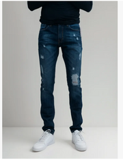 Jeans Straight Fit De Mezclilla Para Hombre | Urban Coco