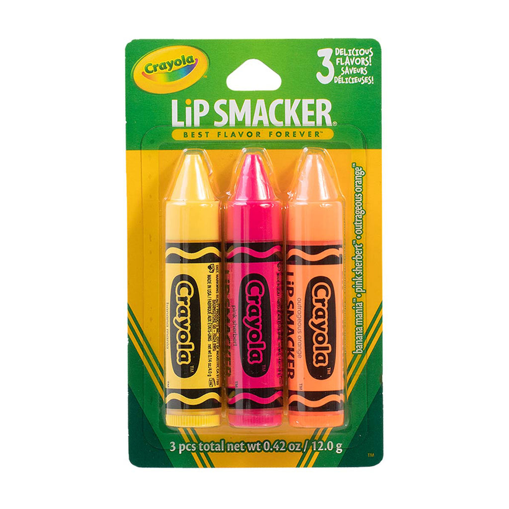 Lip Smacker - Trio Crayola - Bálsamo Labial - Tienda Para Mi
