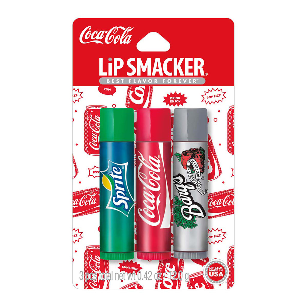 Labiales 3 Lip Smacker Bálsamo Cocacola Sprite Barqs Cerveza - Tienda Para Mi