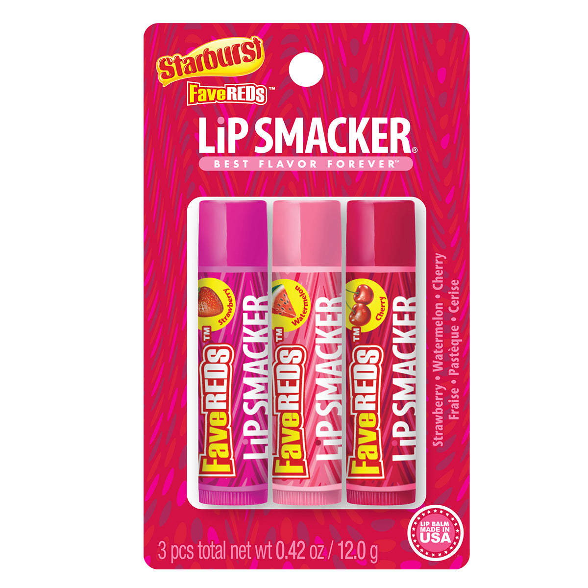 Lip Smacker - Balsamos labiales Starburst FaveReds