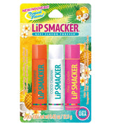 Labiales Paquete 3 Lip Smacker Bálsamo Sabores Tropicales