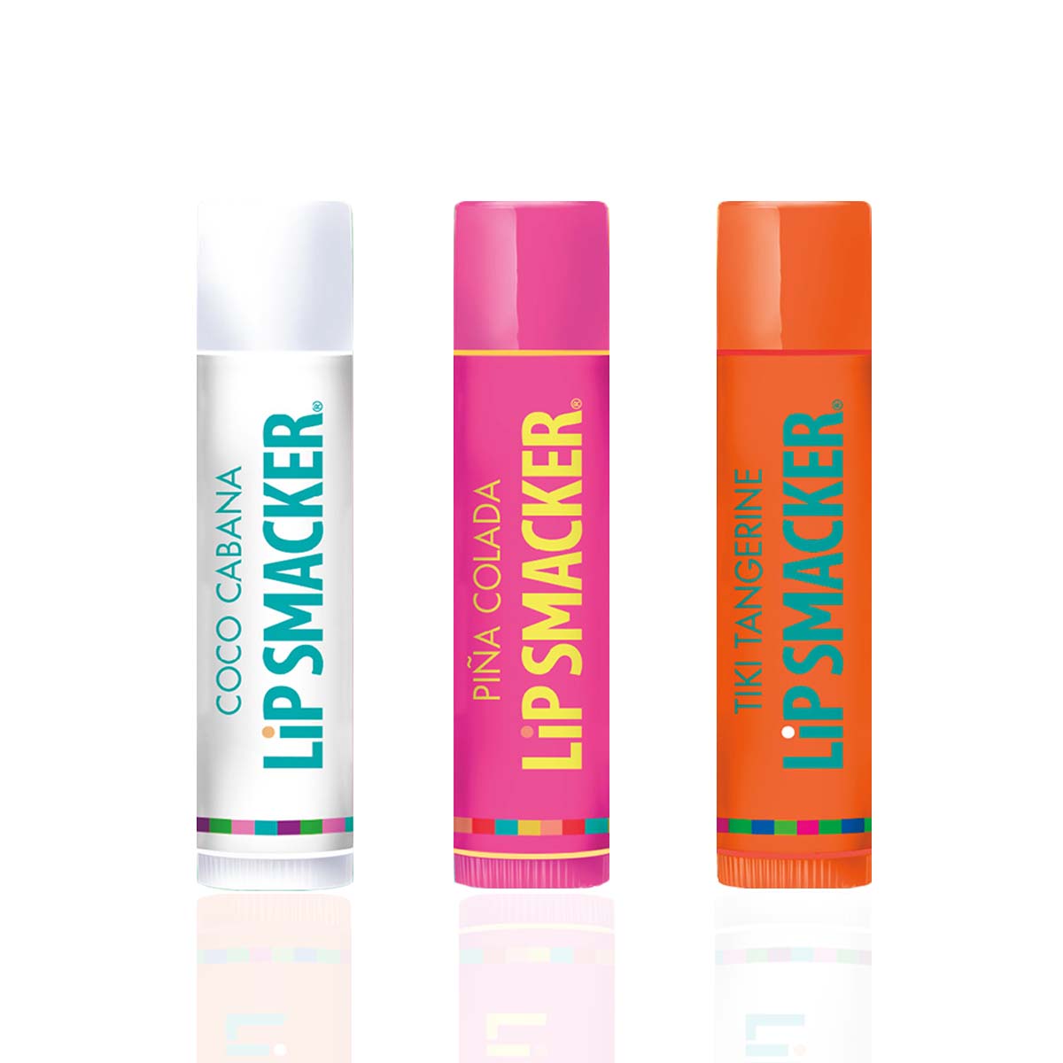 Labiales Paquete 3 Lip Smacker Bálsamo Sabores Tropicales