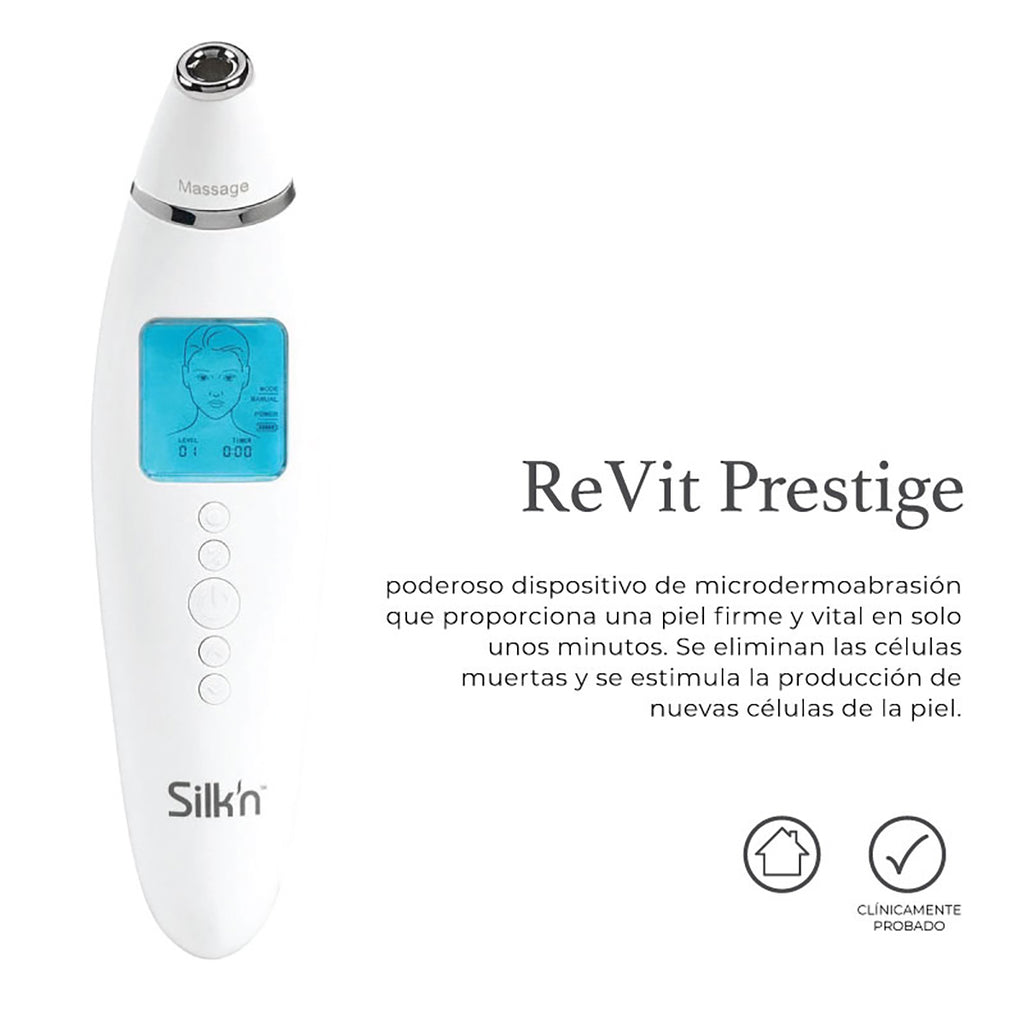 Revit prestige-Silk’n- exfoliante facial y corporal – disimula los poros - como eliminar las manchas por la edad - Tienda para mi