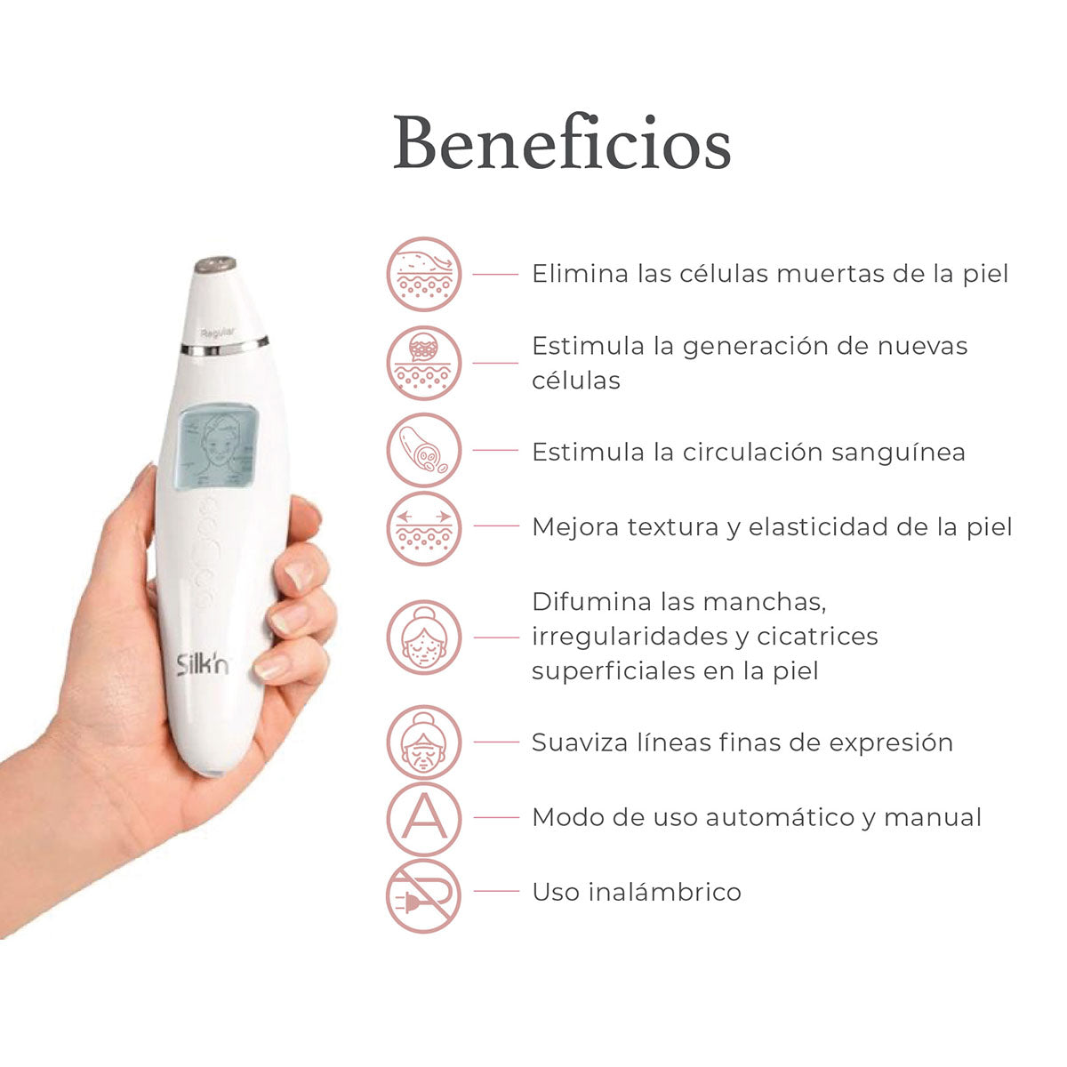 Revit prestige-Silk’n- exfoliante facial y corporal – disimula los poros - como eliminar las manchas por la edad - Tienda para mi