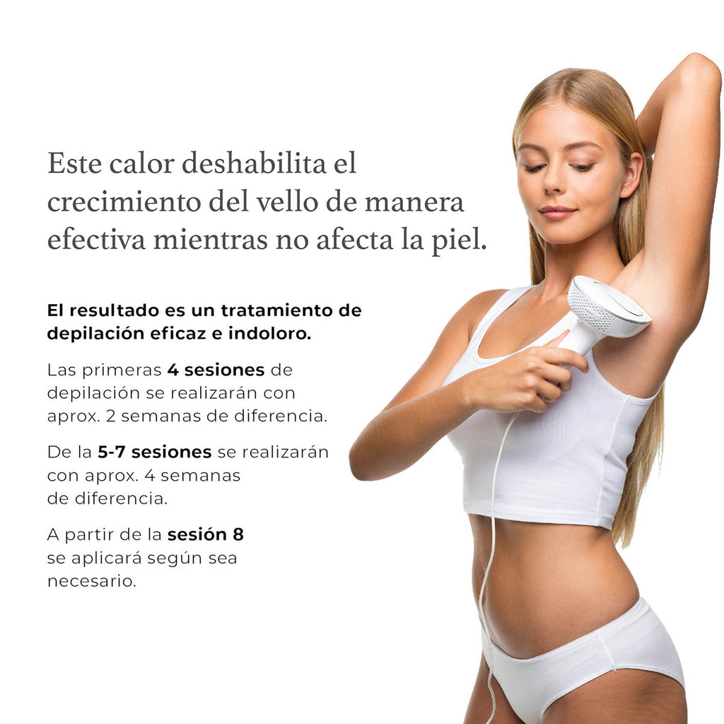 Flash & Go Pro Silk'n - Depilación permanente y sin dolor - pulsasiones ilimitadas - depiladora luz pulsada - Tienda para mi