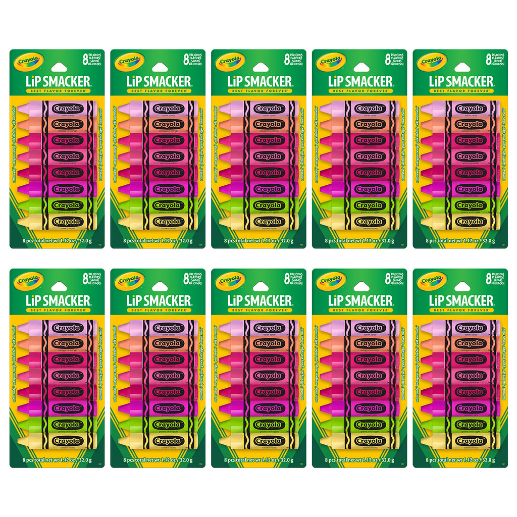 Kit De 10 Party Pack - Lip Smacker Crayola Bálsamos Labiales -  Tienda Para Mi